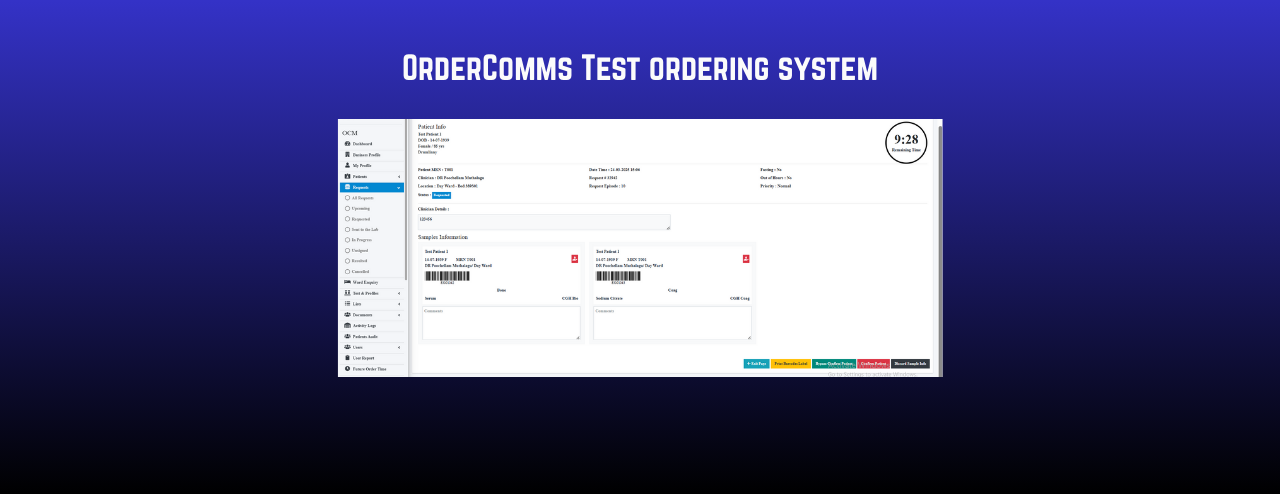 Healthcare Order System